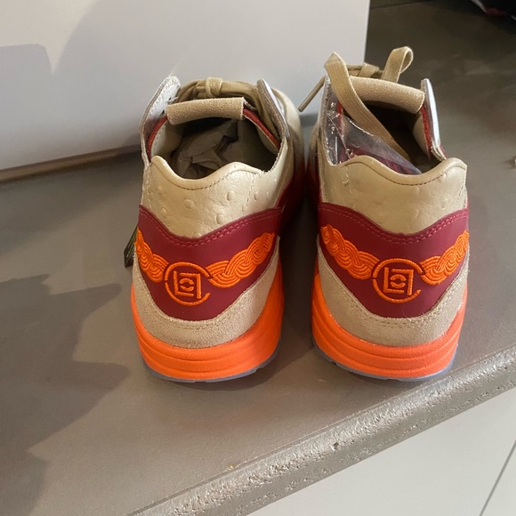 Nike x CLOT x Sacai LDWaffle Orange Blaze Sneakers - Picture 6 of 9